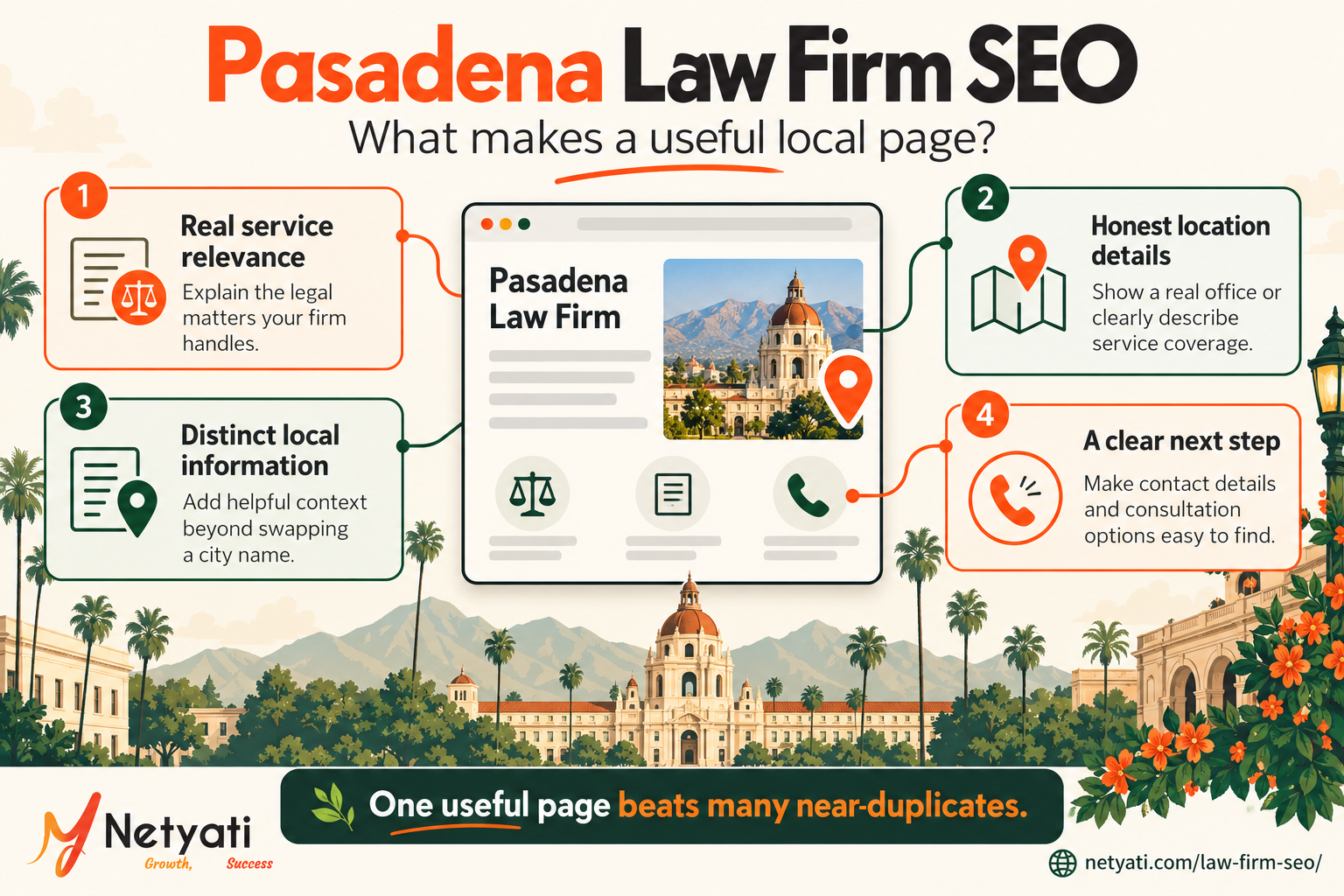 Pasadena Law Firm SEO: Local Visibility Without Thin City Pages